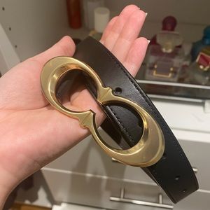 Coach Signature Buckle Belt, 25 Mm